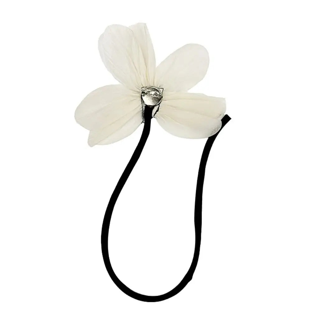 2Pcs Cloth Fabric Flower Brooch Pins Lace Flower Corsage Lapel Pins Handmade Jewelry Wedding Party Brooch Clothes Accessories