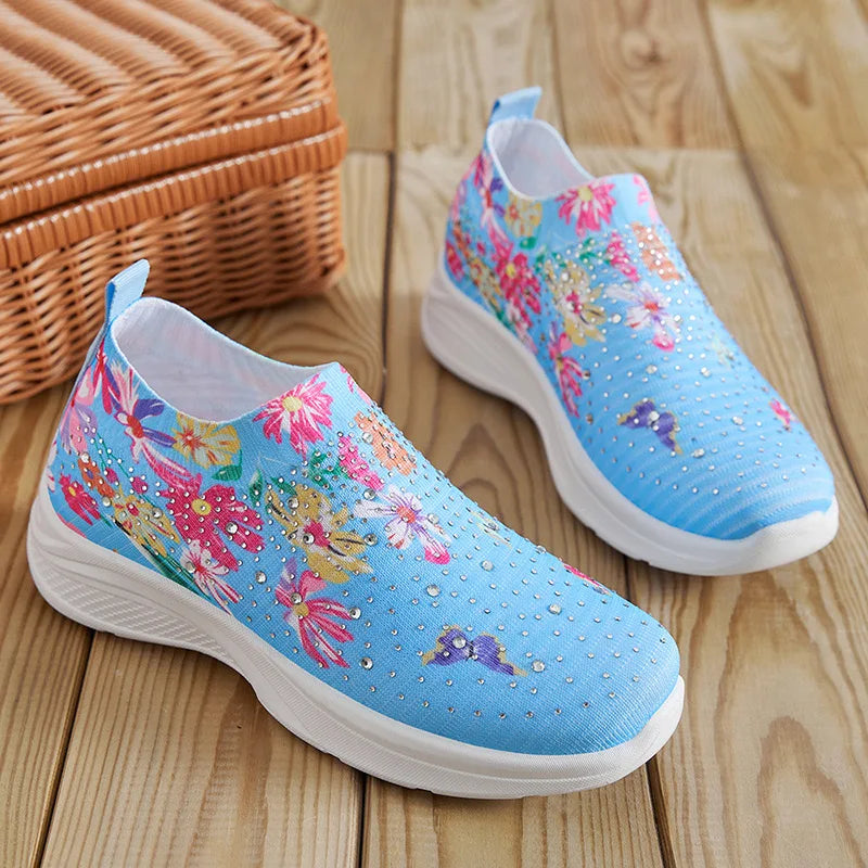 Shoes women 2025 new fashion fashion match color breathable single shoes women's shoes casual running shoes