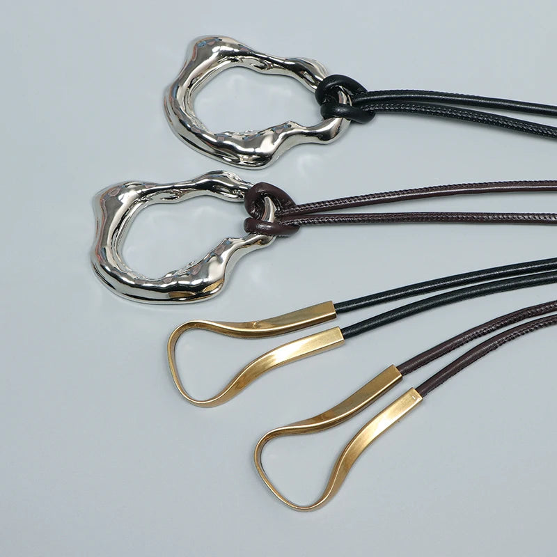 Fashion Braided Gold Knot Waist Chain Belt for Women