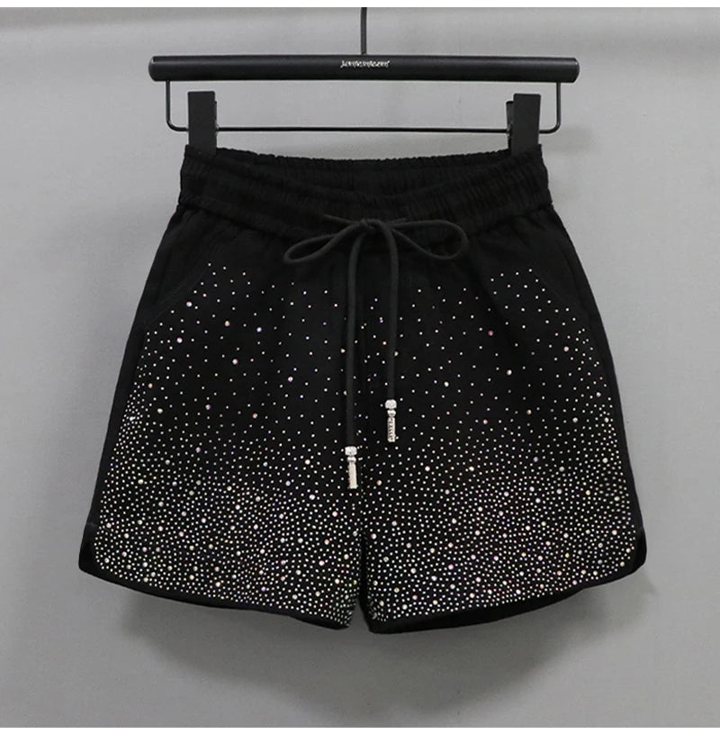 Lightweight High Waist Wide Leg Casual Shorts for Women