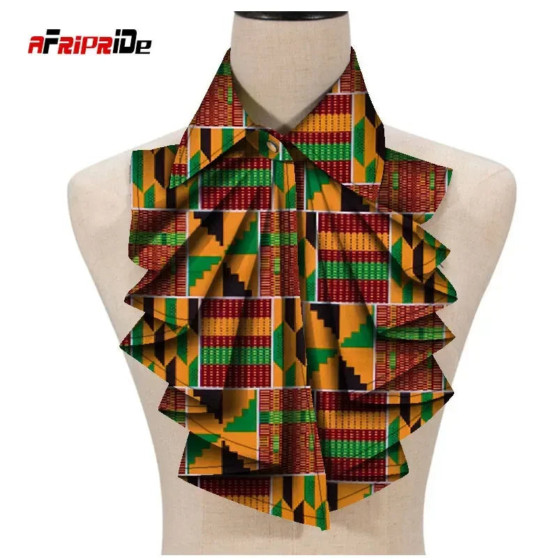 Handmade African Print Ankara Rope Necklace for Women