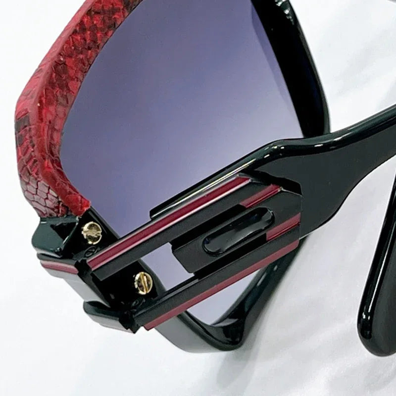 Snake Print Gradient Fashion Sunglasses