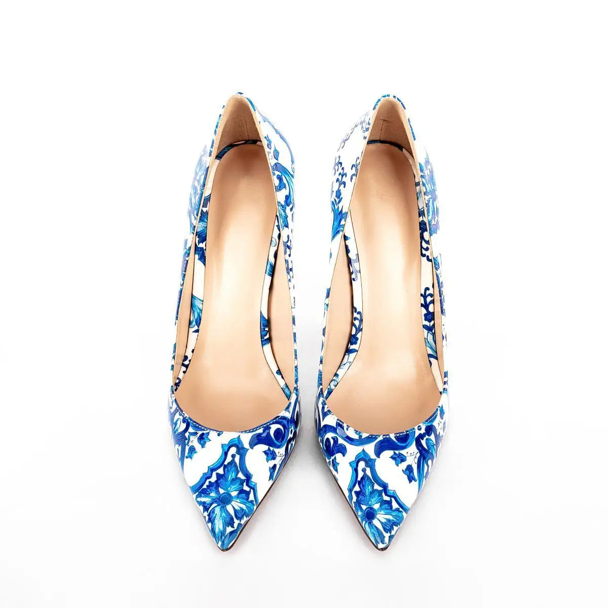 Floral Pattern Elegant Pointed Toe Pumps for Women