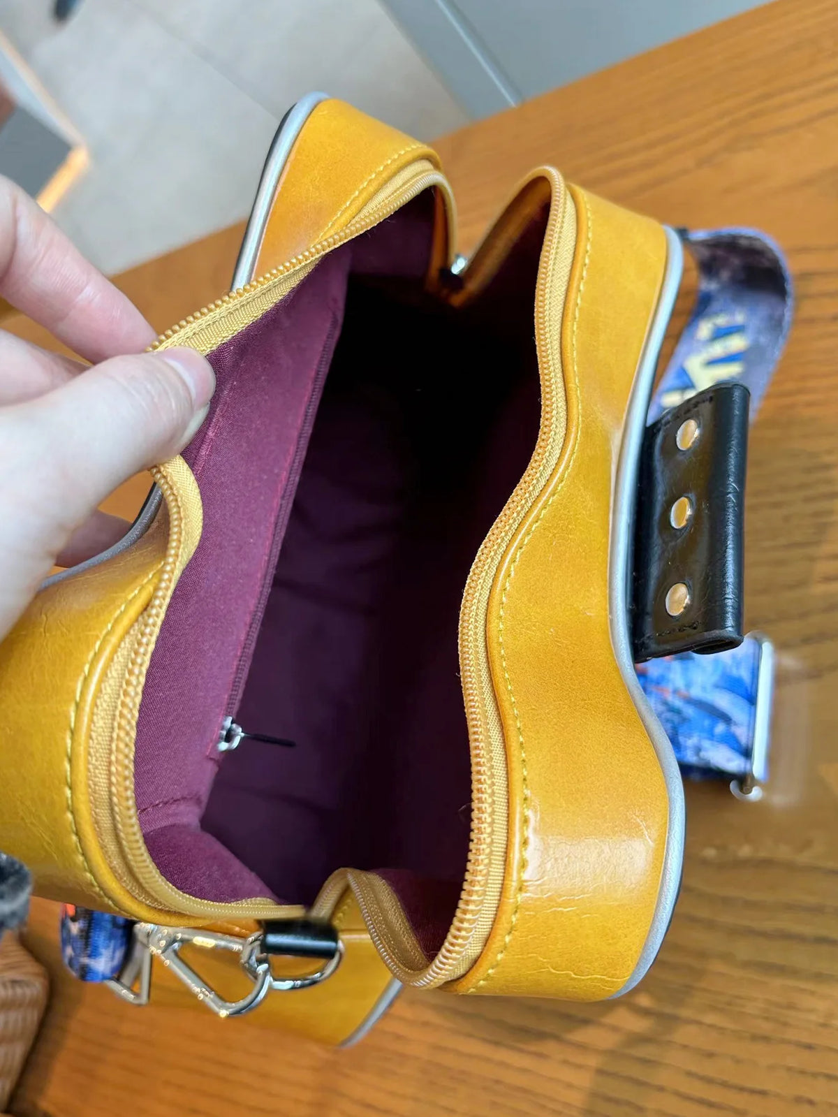 Y2K Guitar Shaped Crossbody Bag