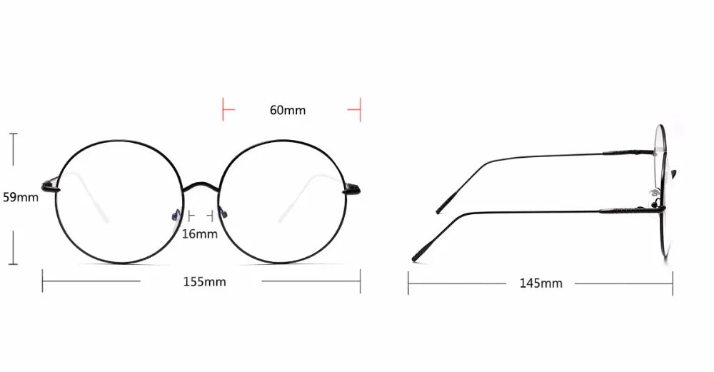 Blue Light Blocking Round Reading Glasses for Women