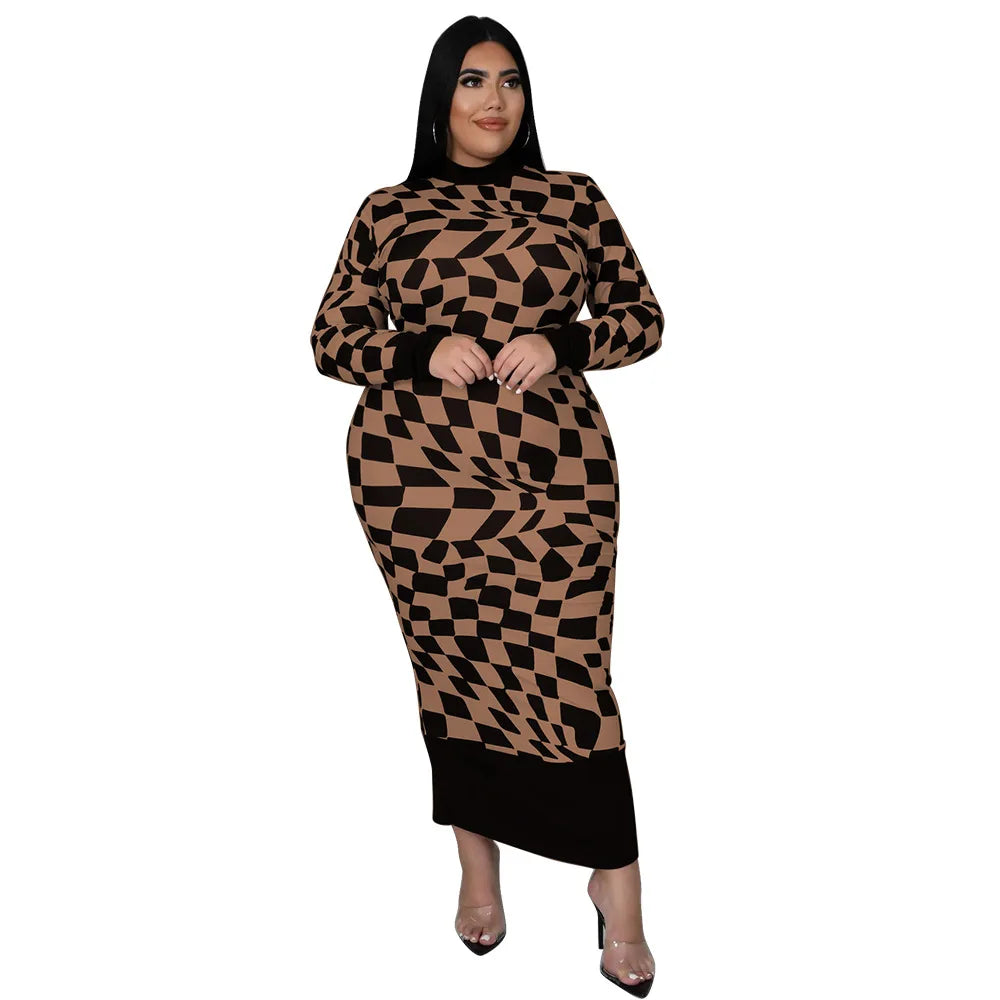 Colorful African Dashiki Print Traditional Dress for Women