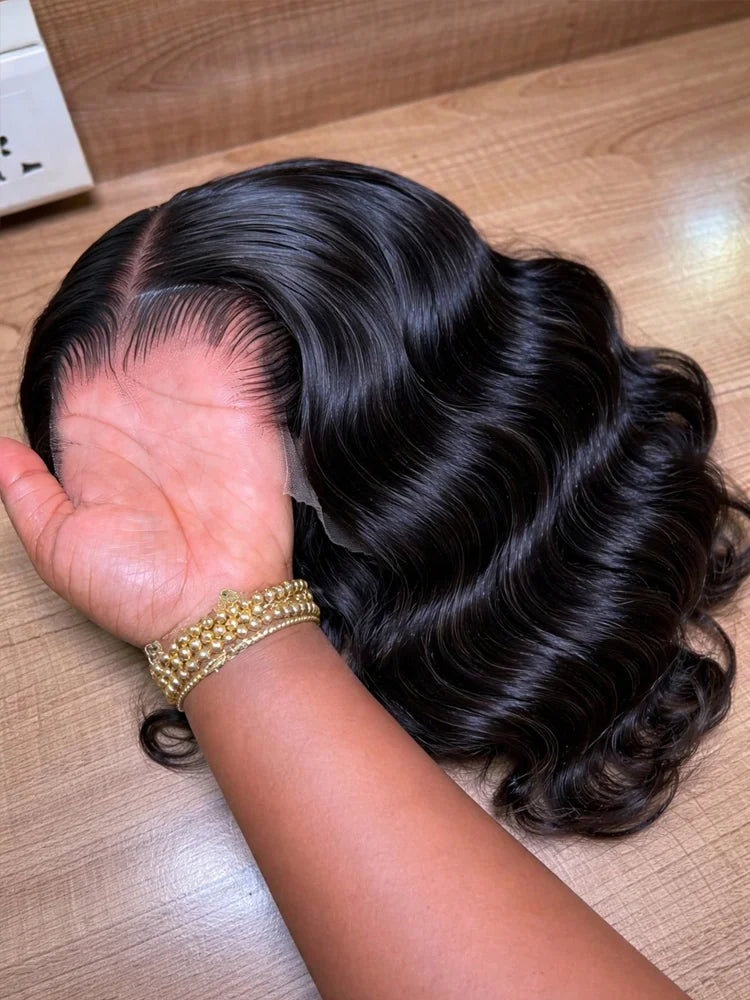 Pre Plucked Body Wave Glueless Lace Front Wig For Women