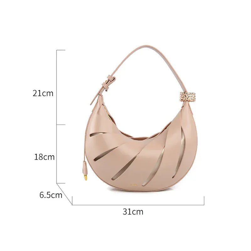 Lightweight Crescent Shoulder Bag