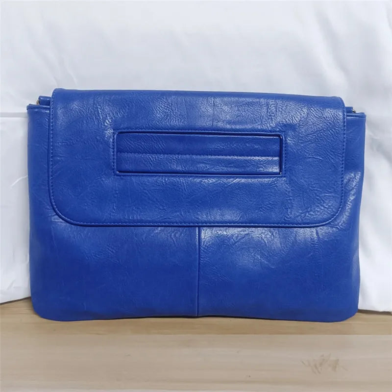 Elegant PU Leather Crossbody Envelope Clutch Bag for Women
