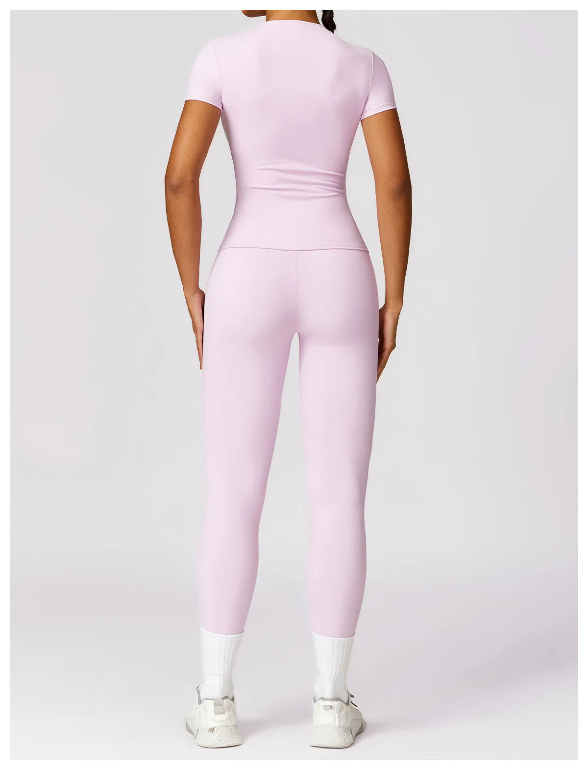 Casual Streetwear Two Piece Crop Top and Bodycon Pants Set for Women