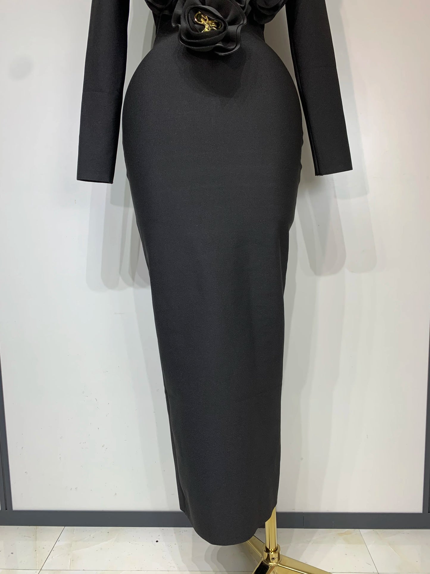 2025 New Fashion 3D Flower Sleeveless Bodycon Bandage Dress Women Celebrity Elegant Party Club Luxury Birthday Dress Vestidos ﻿