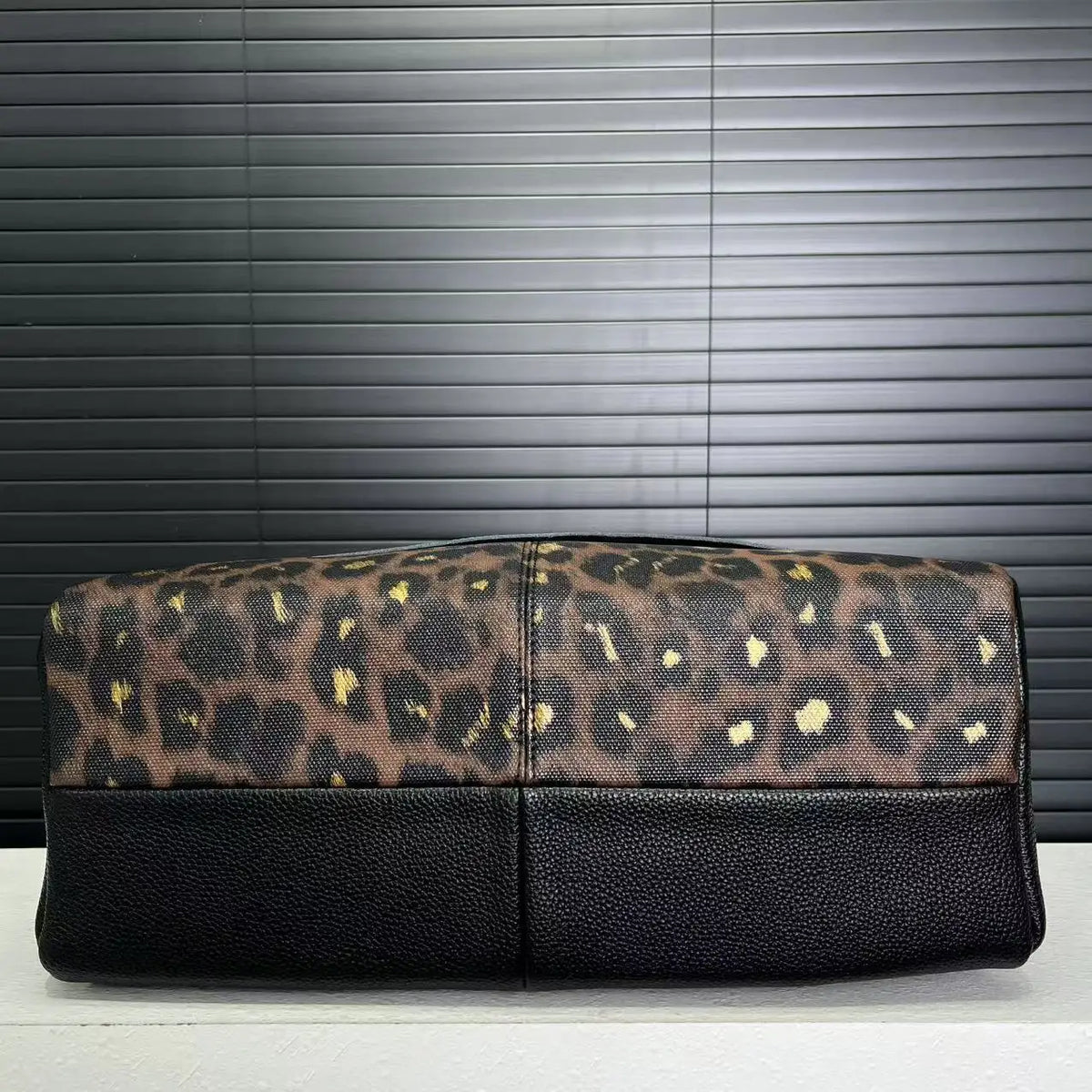 Leopard Print Large Capacity Shoulder Tote Bag for Women