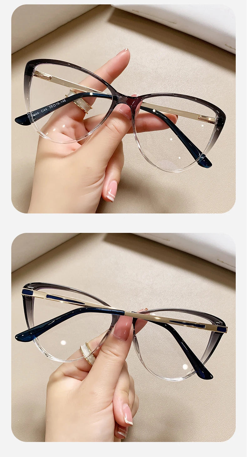 Gradient Frame Fashion Glasses