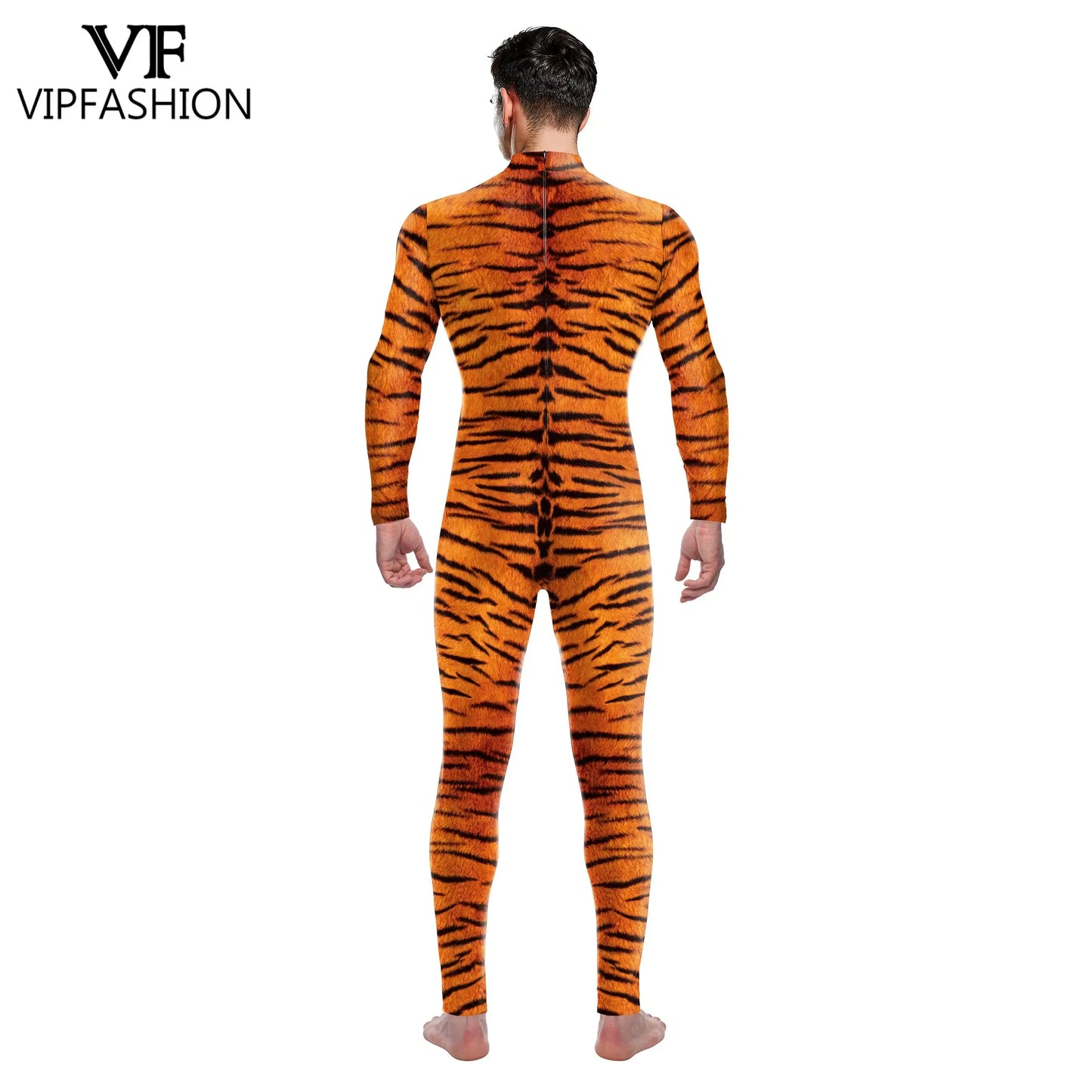 Deluxe Family Matching Tiger Cosplay Bodysuit for Women