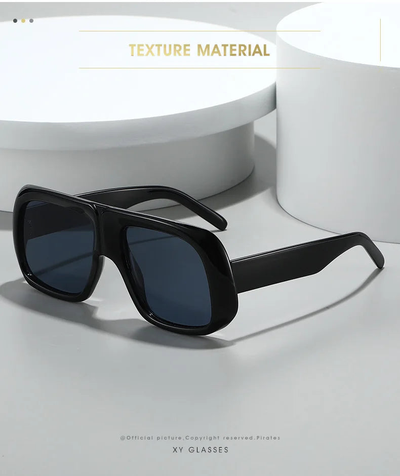 Oversized Square Gradient Sunglasses