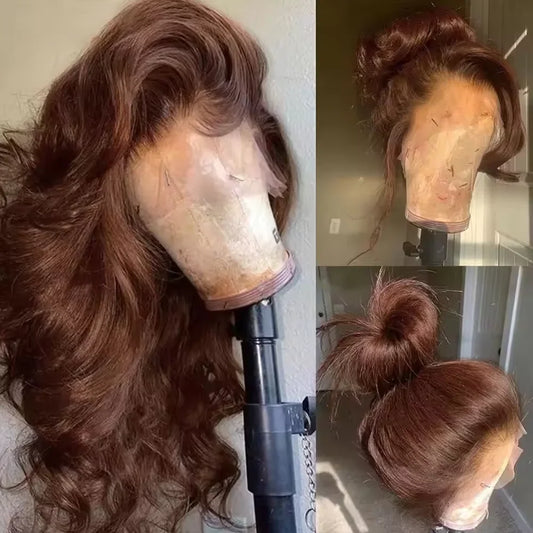 Chocolate Brown Body Wave Wig