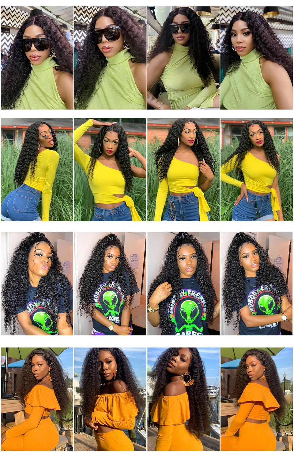 Kinky Curly Virgin Human Hair Extensions Bundles for Women