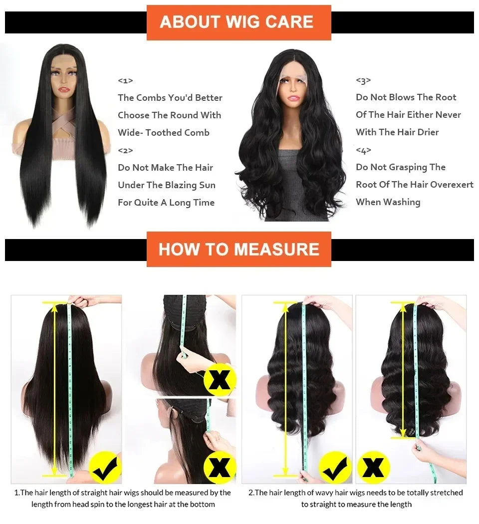 Brown Highlight Body Wave Human Hair Wig With Bangs For Women