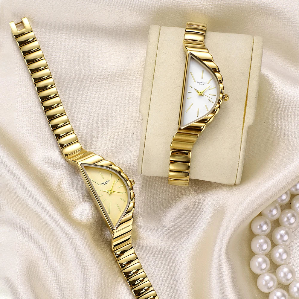 Vintage Irregular Case Quartz Watch