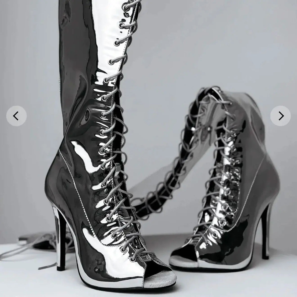 Over The Knee Lace Up High Heel Stiletto Boots for Women