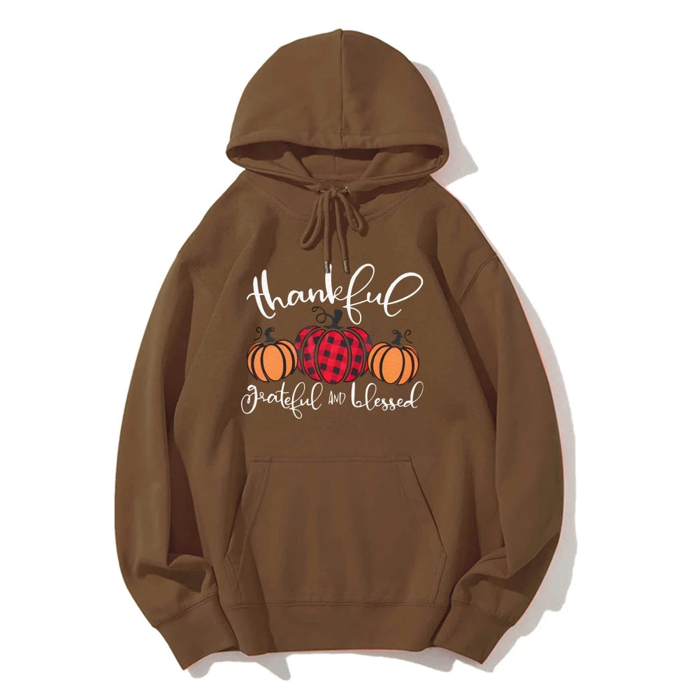 Halloween Pumpkin Graphic Hoodie Casual Drawstring Design Thermal Top Long Sleeve Multi Pocket Sweatshirt Fashion Sweater Autumn