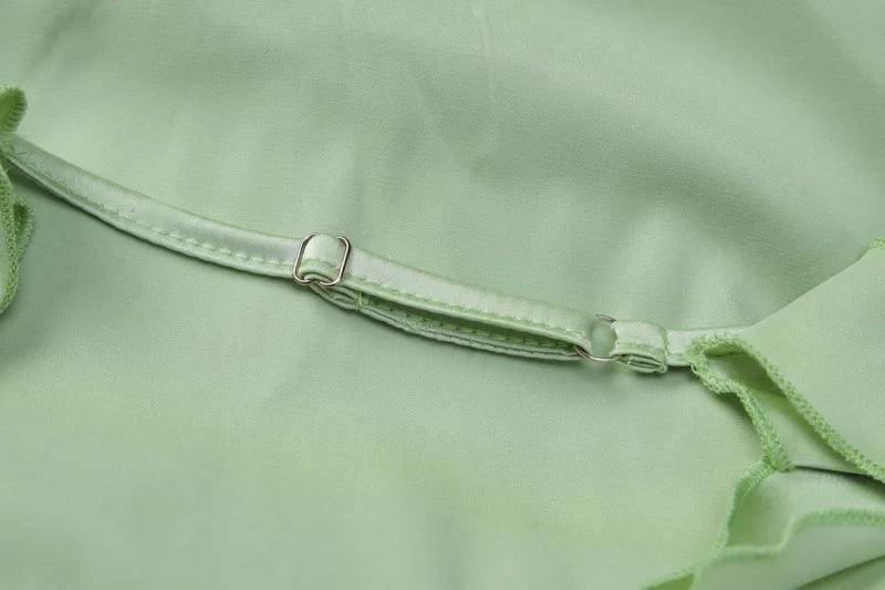 Cryptographic Fairycore Ribbon Sexy Backless Summer Maxi Dress Fashion Outfits Elegant Sleeveless Gown Party Club Split Dresses