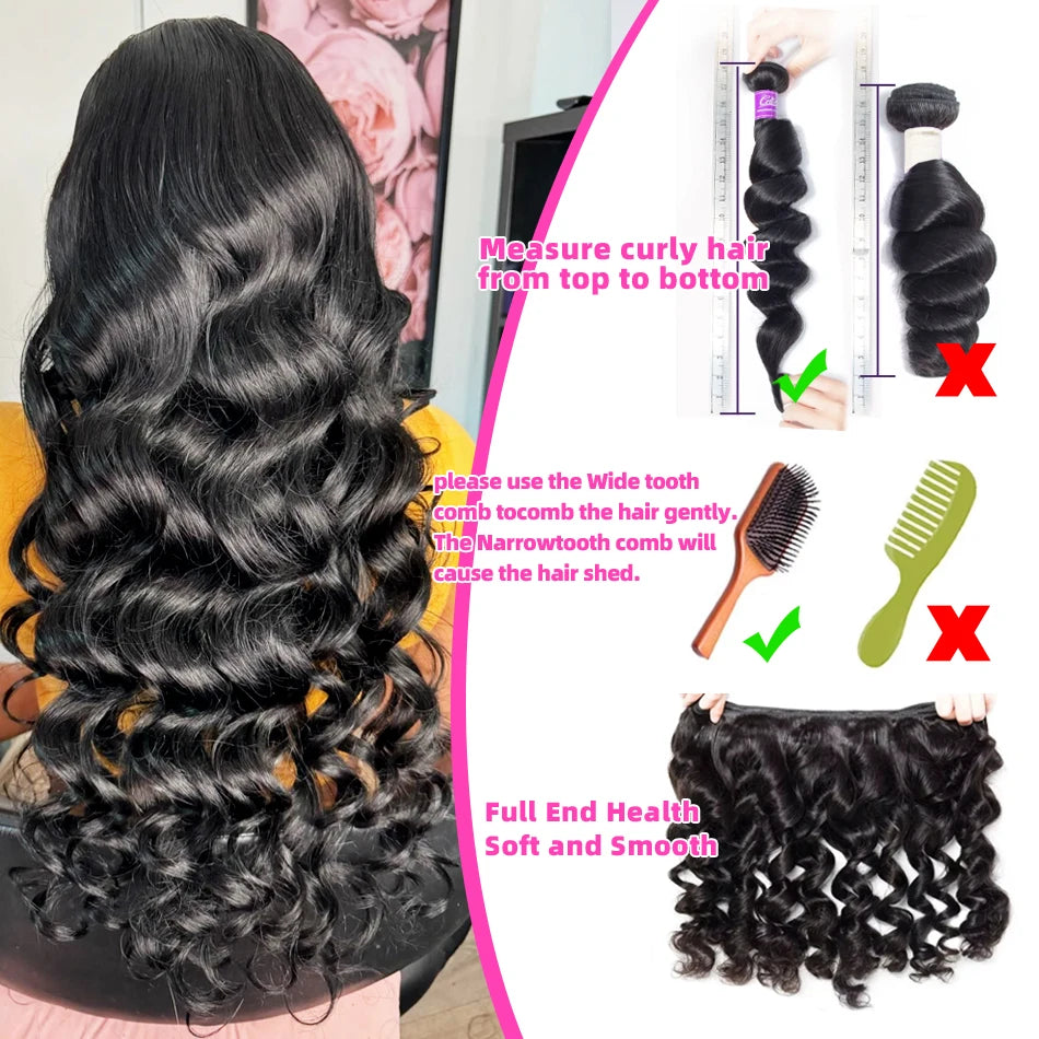 Long Deep Wave Hair Extensions