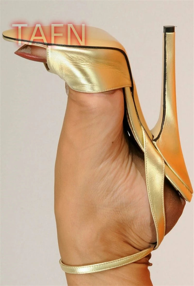 Elegant Patent Leather Buckle Slingback Heels for Women