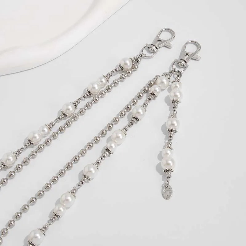 Pearl Beaded Jeans Waist Chain