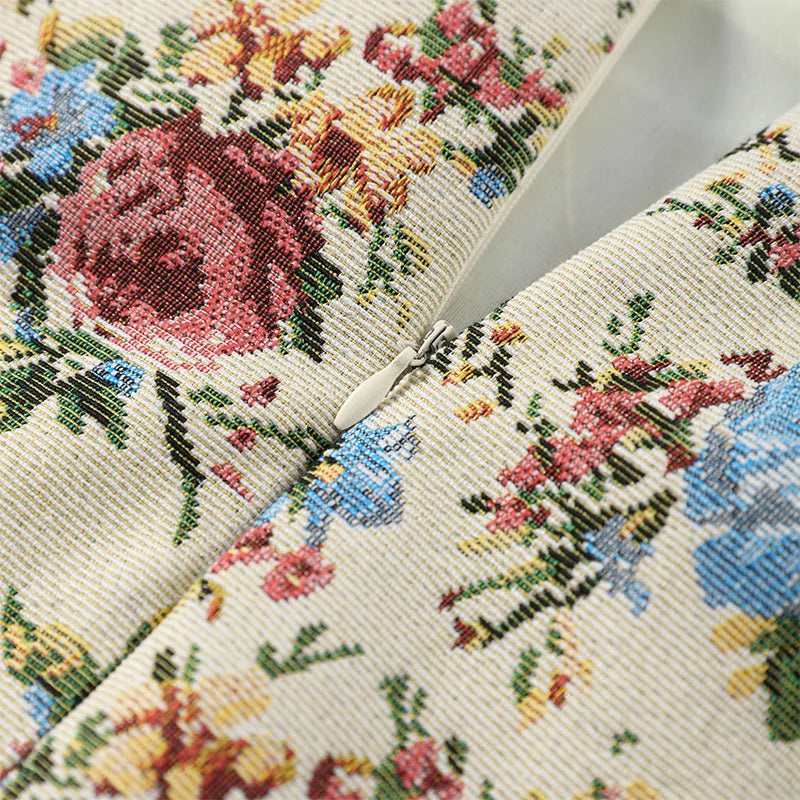 Elegant Striped Embroidered Open Stitch Jacket for Women