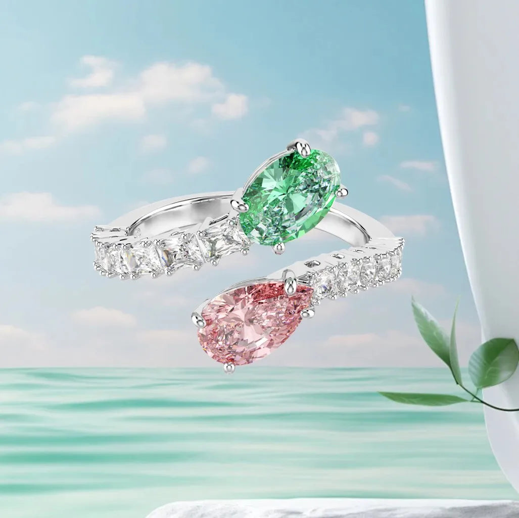 Mixed Cut Crystal Jewelry Set