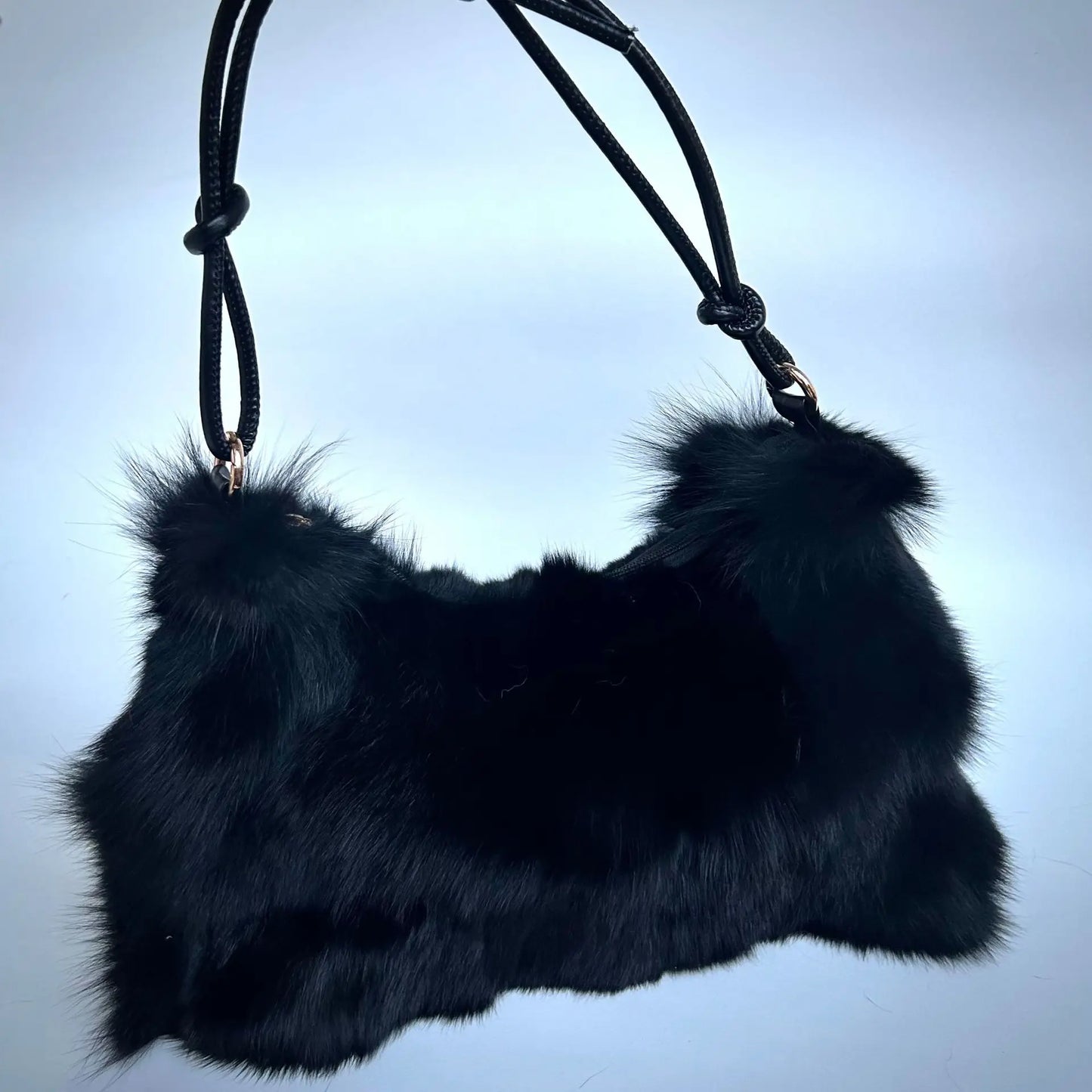 Elegant Luxurious Faux Fur Soft Shoulder Bag for Women