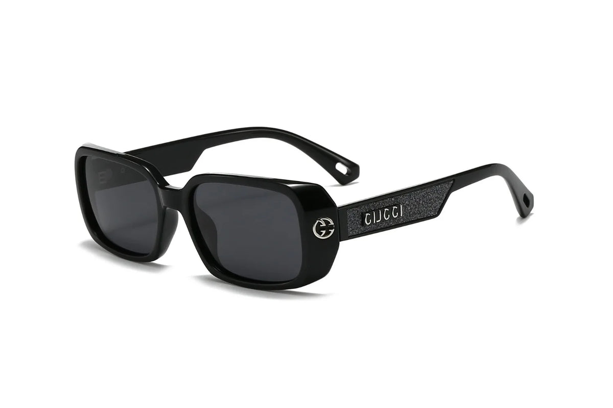 Patterned Square UV400 Sunglasses