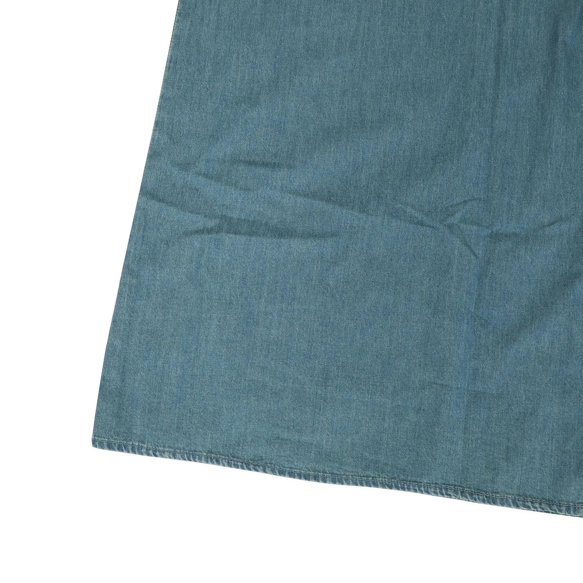 Ruched Spaghetti Strap Denim Two Piece Set for Women
