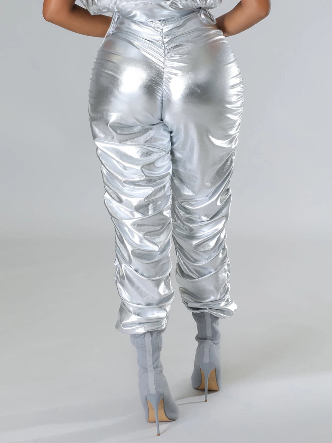Mid Rise Disco Pants