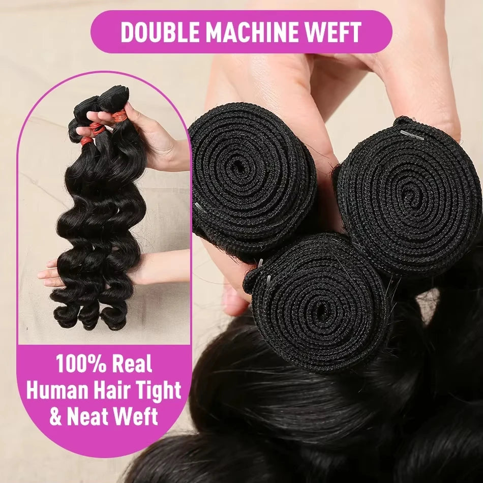 Long Deep Wave Hair Extensions