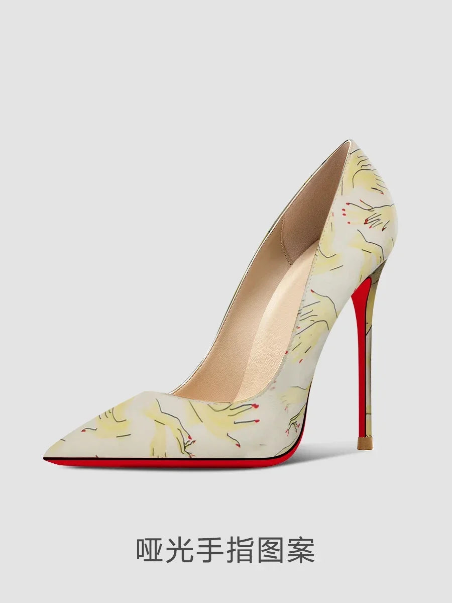 Pointed Toe Super High Stiletto Heel Pumps for Women
