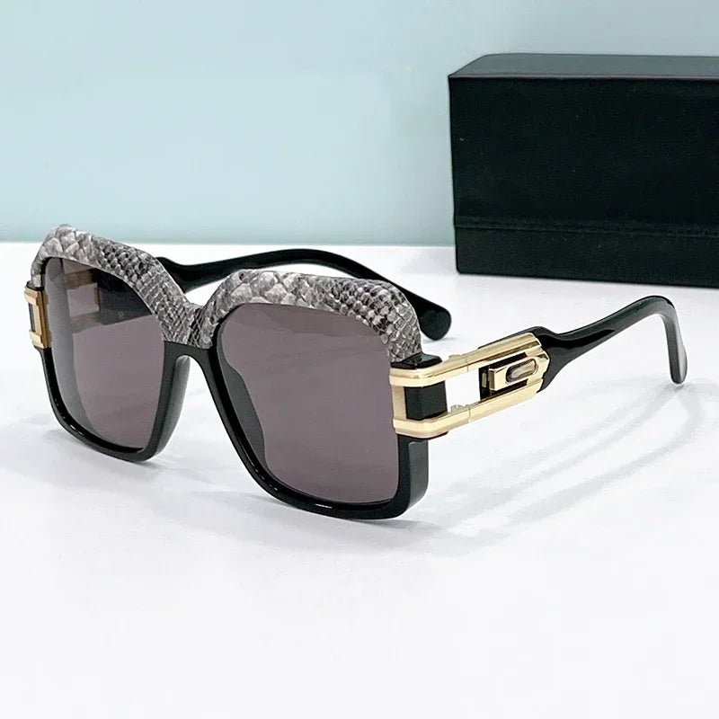Snake Print Gradient Fashion Sunglasses