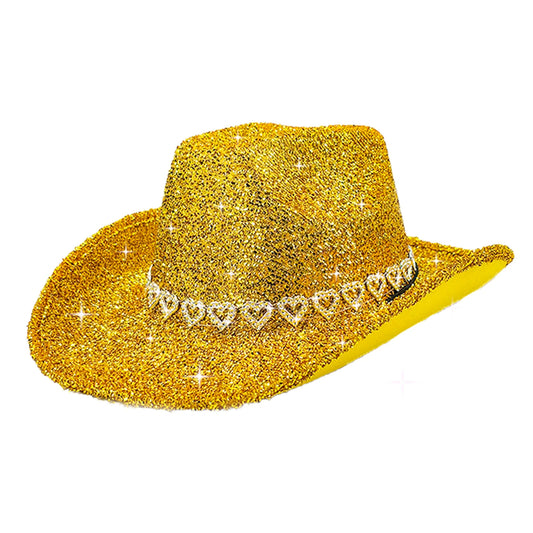 Glitter Rhinestone Cowboy Hat