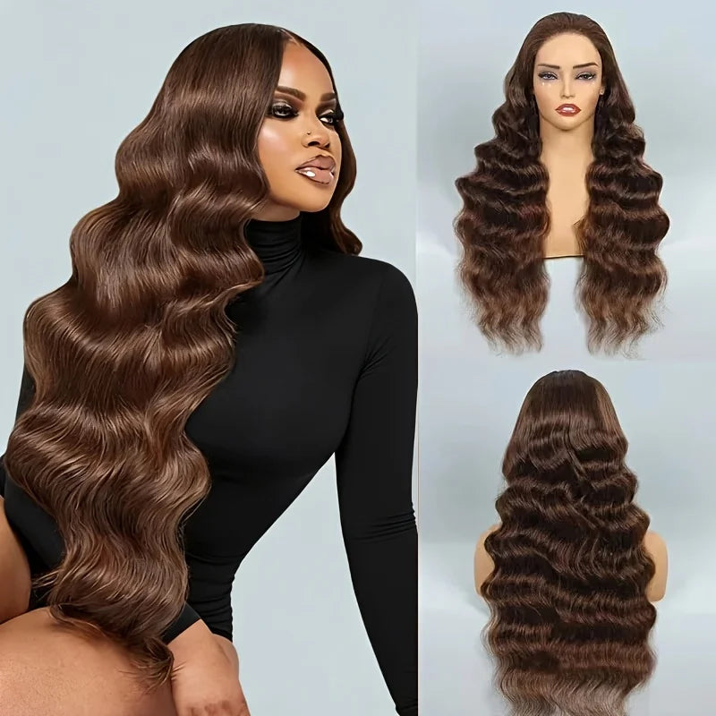 Glueless Body Wave Lace Front Human Hair Wig for Women