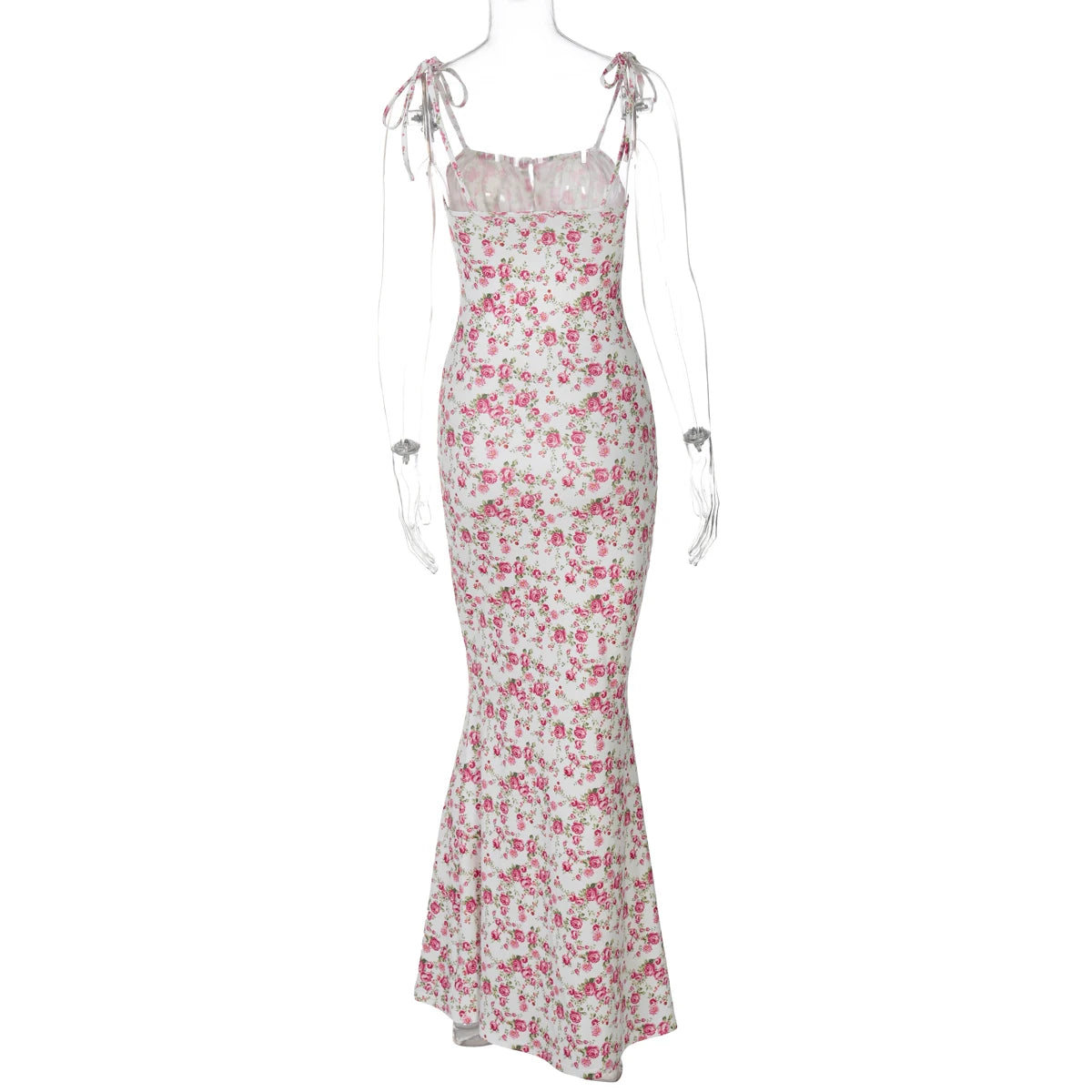 Floral Knit Slip Maxi Dress