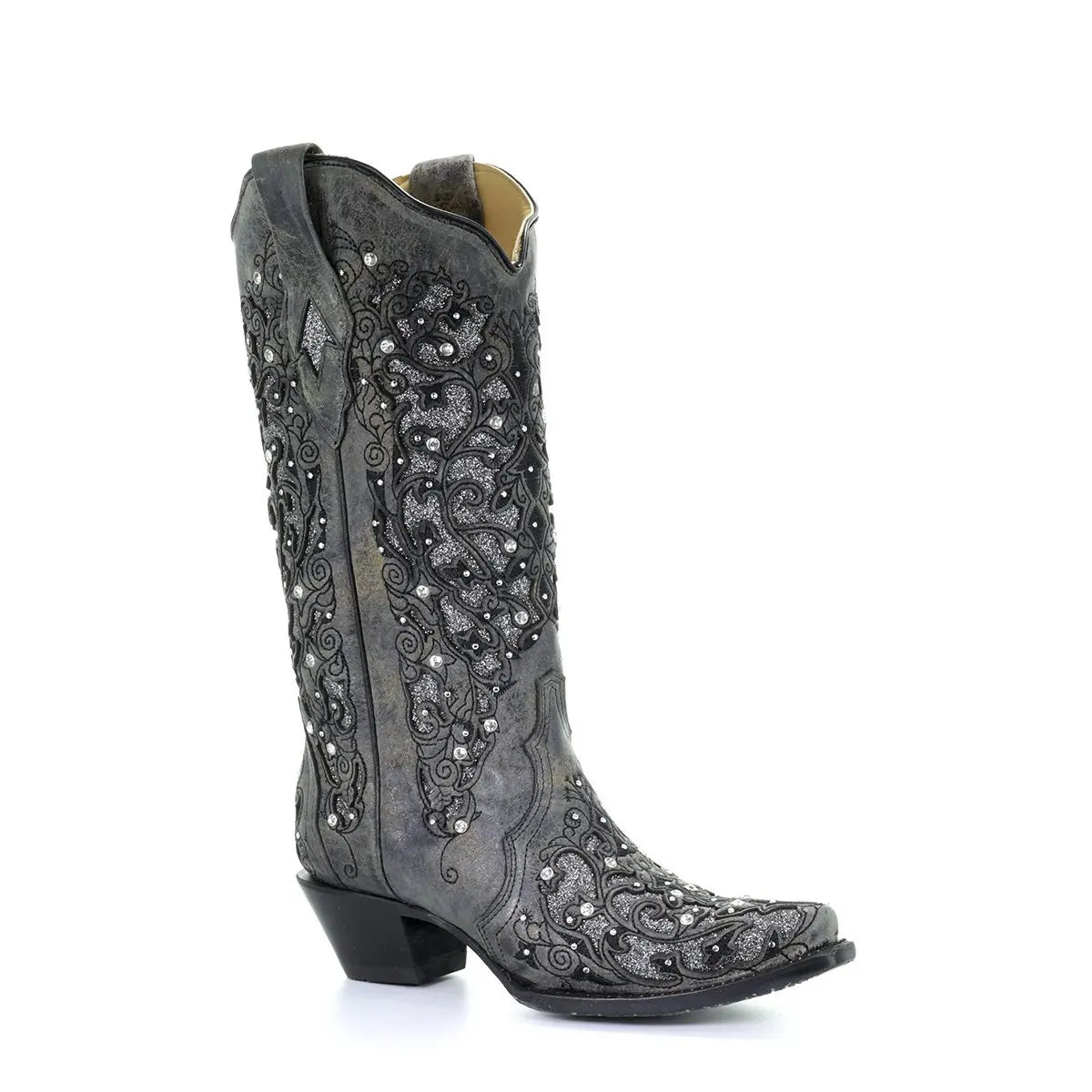 Fashionable Light Blue Suede Knee High Boots For Women
