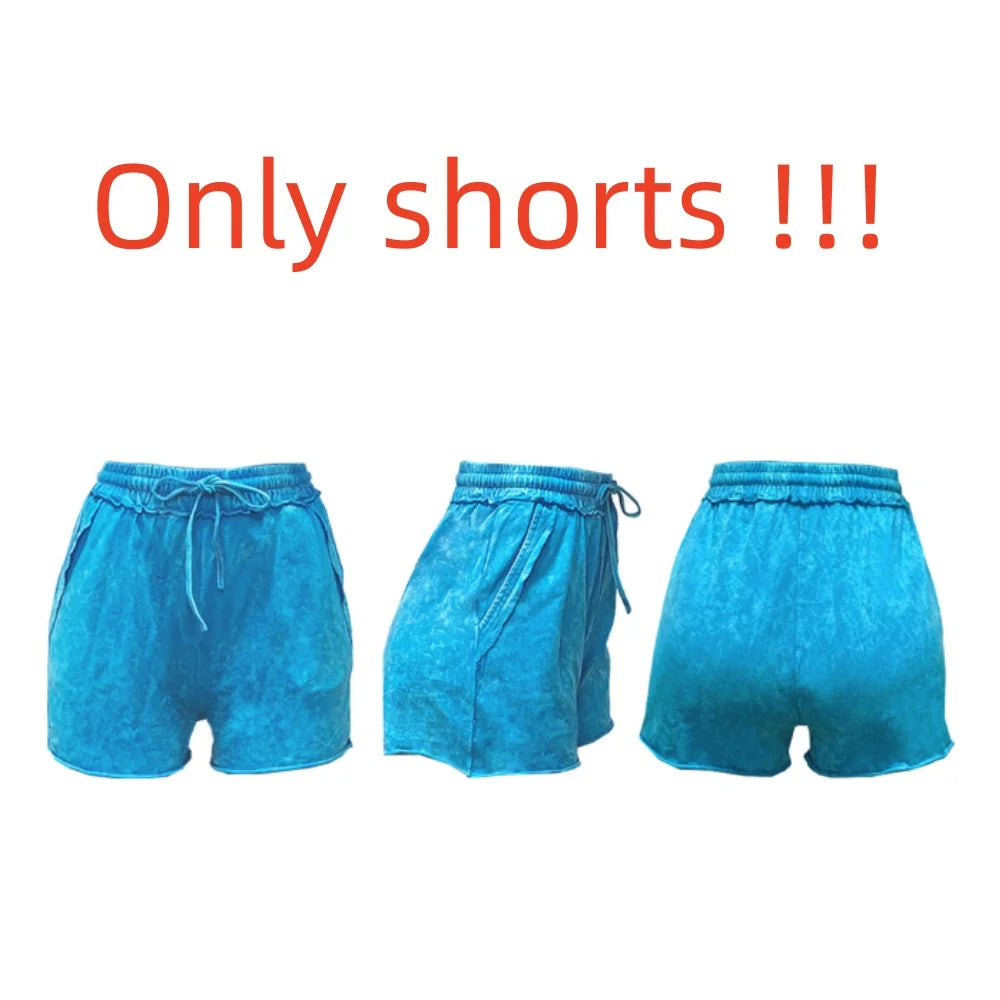 Off Shoulder Ruched Top and Shorts Two Piece Set for Women