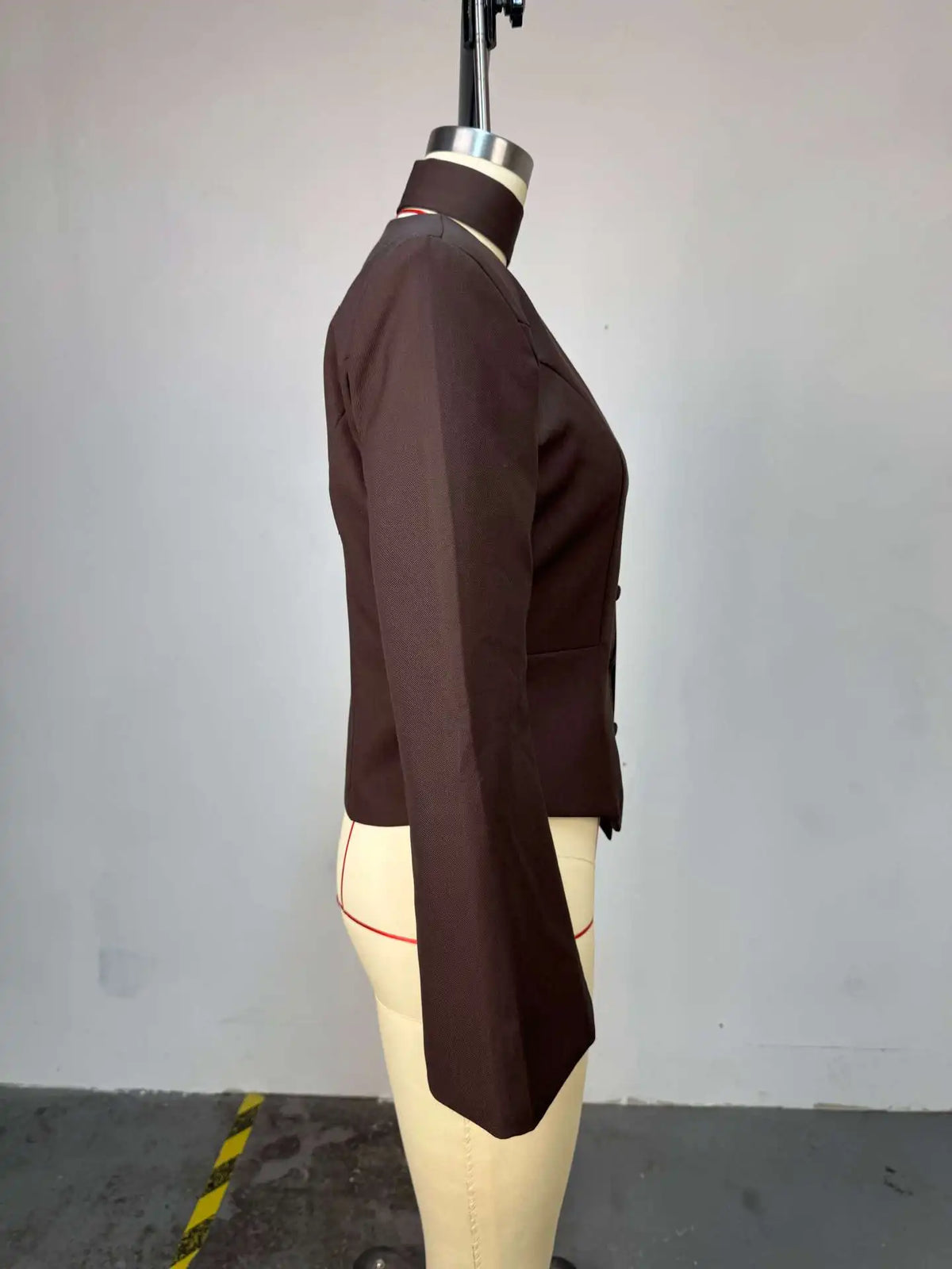 Elegant V Neck Long Sleeve Blazer Jacket for Women