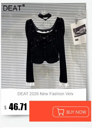 Hollow Out Short Denim Jacket With Metal Buckle Buttons For Women
