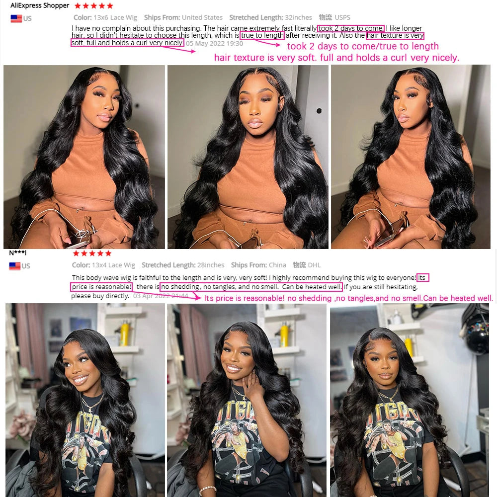 Brazilian Body Wave Lace Front Human Hair Wig for Women