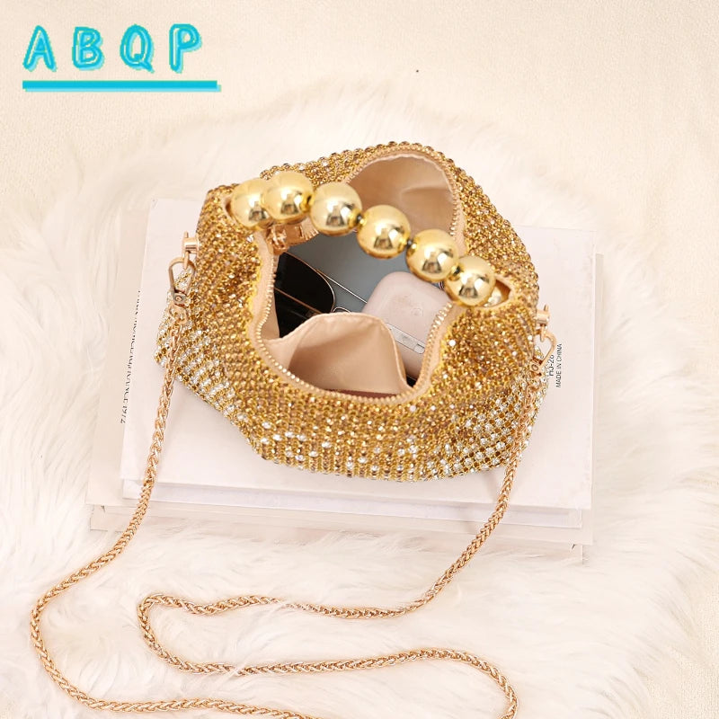New Evening Handbag Luxury Brand Shiny Dinner Party Women's Handbag Fashion Trend Shiny Women's Shoulder Crossbody Bag