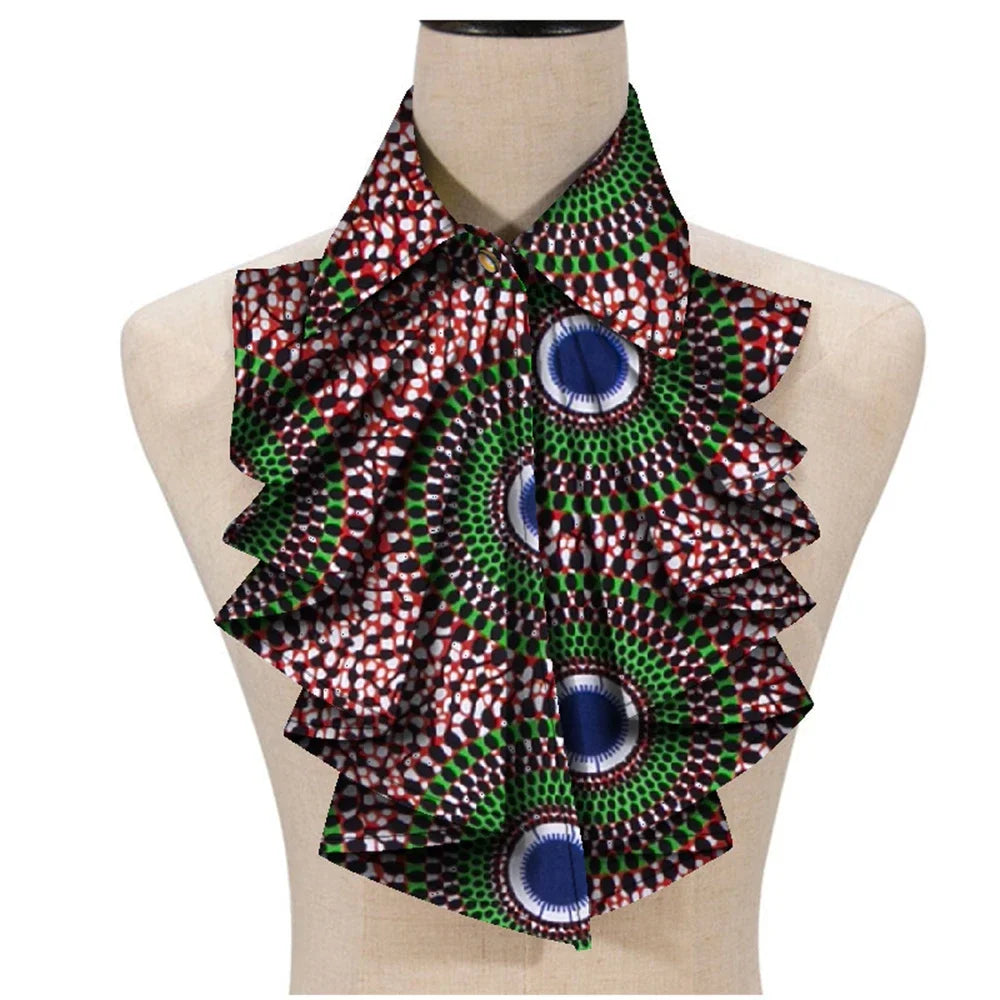 Handmade African Print Ankara Rope Necklace for Women