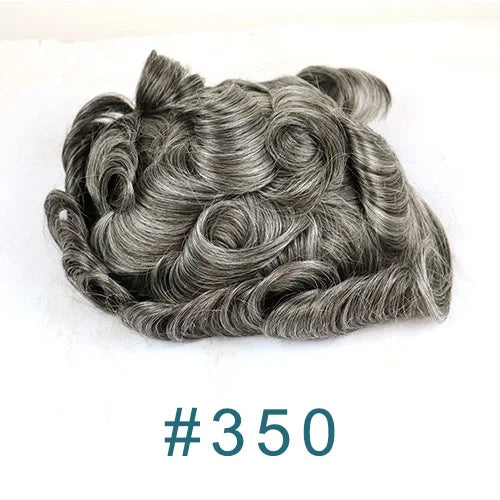 Natural Curly V Loop Hair Replacement Toupee for Women