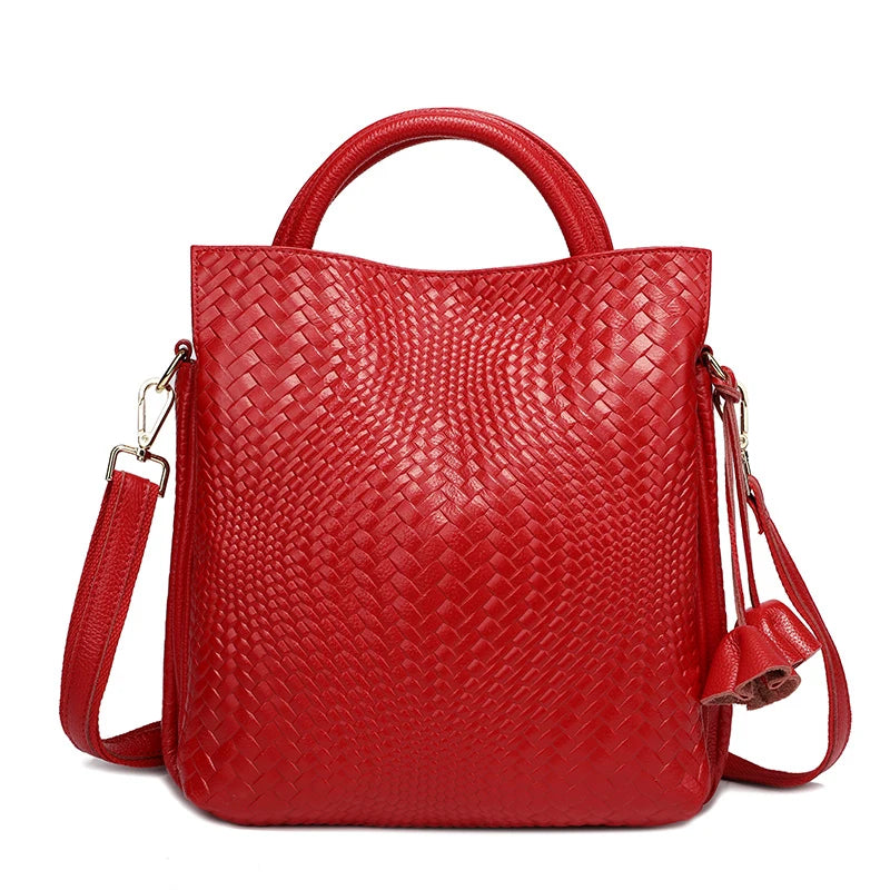 Premium Minimalist Top Layer Leather Tote Bag for Women